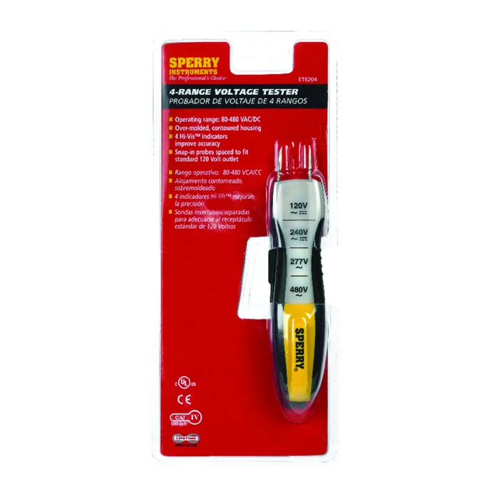 TESTER VOLTAGE 4 RANGE