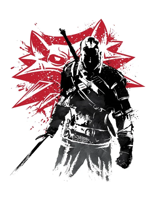 The Witcher sumi-e