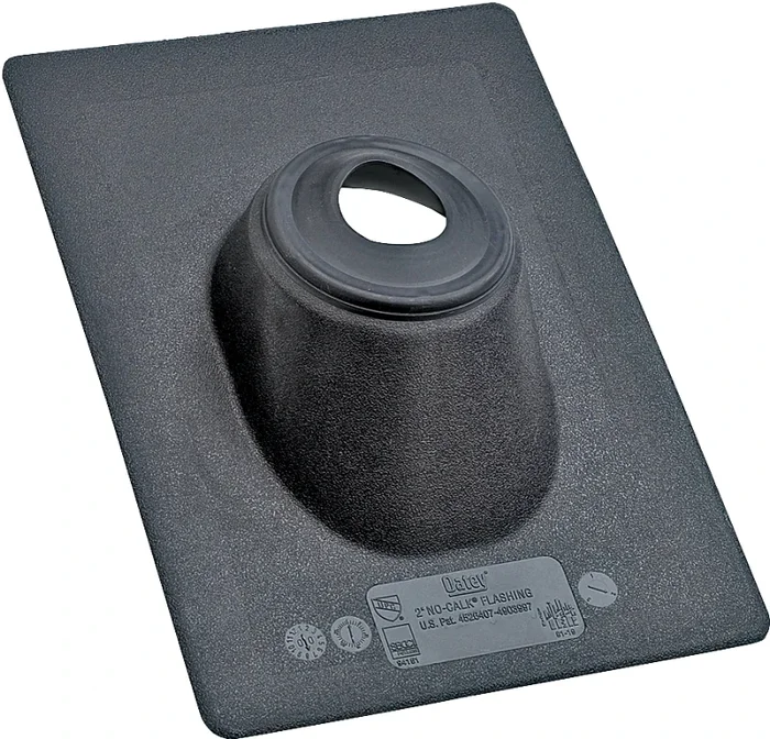 Thermoplastic Roof Flashing with 18 by 18 Inch Base and 3 Inch Pipe Diameter