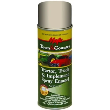 Town and Country Tractor Truck and Implement Gloss Black Spray Enamel Paint 12 Ounce