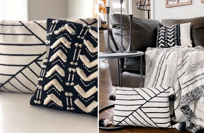 Tribal Inspired Woven Pillows | Eclectic Farmhouse – Decor Steals