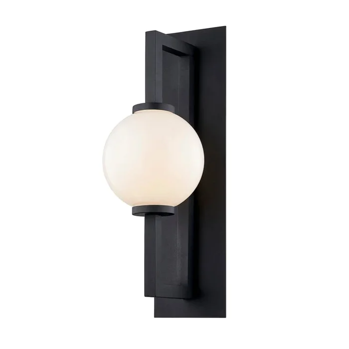 Troy Lighting – B7323-TBK – One Light Wall Sconce – Darwin – Textured Black – B7323TBK