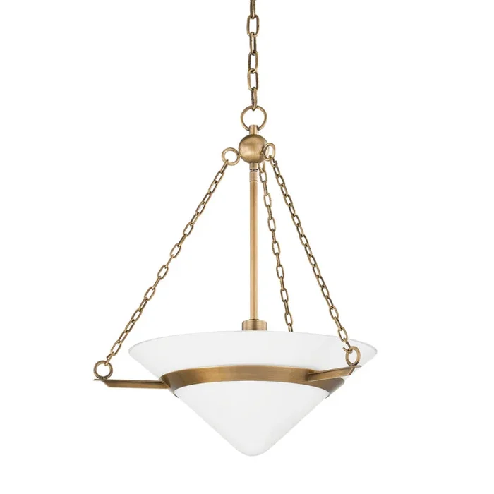 Troy Lighting – F8320-PBR – One Light Pendant – Amador – Patina Brass – F8320PBR