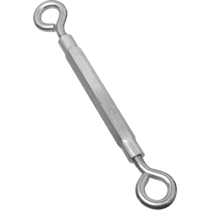 Turnbuckle Eye and Eye Zinc Plated Steel 1/2 Inch by 17 Inch
