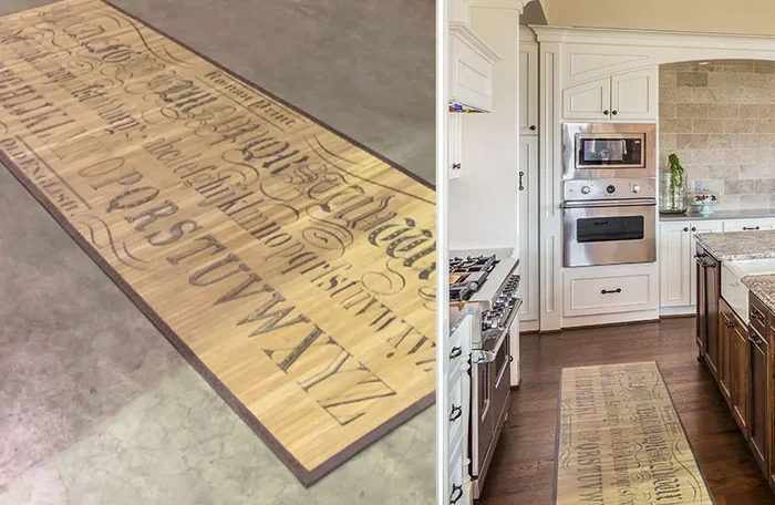 Typography Runner | Bamboo Rug | Sustainable Decorating Ideas – Decor Steals