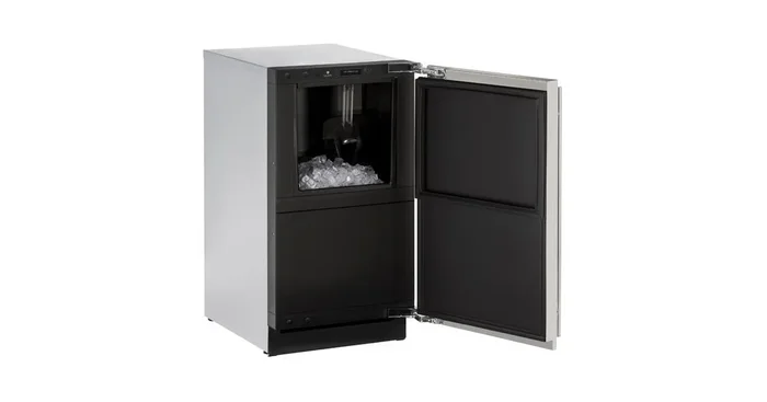 U-LINE 3018clr 18″ Clear Ice Machine With Stainless Solid Finish and Pump (115 V/60 Hz) U3018CLRS40C