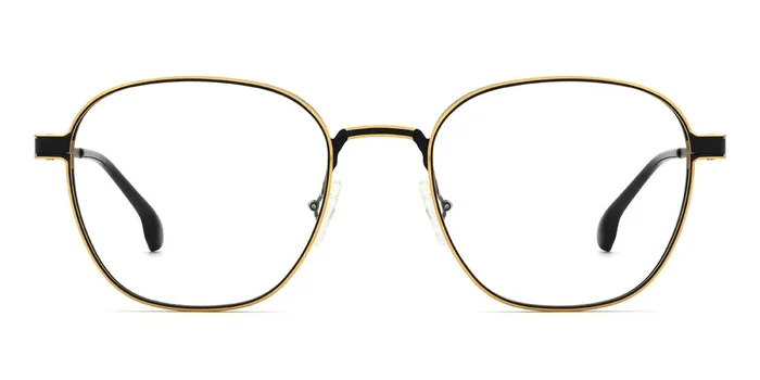 Verity – Oval Gold Glasses for Men & Women