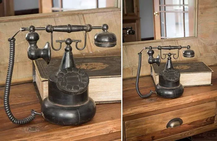 Vintage Decorative Phone Relic – Decorative Old Phone – Decor Steals