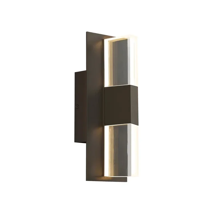 Visual Comfort Modern – 700OWLYT84012CZUNVSSP – LED Outdoor Wall Lantern – Lyft – Bronze – 700OWLYT84012CZUNVSSP