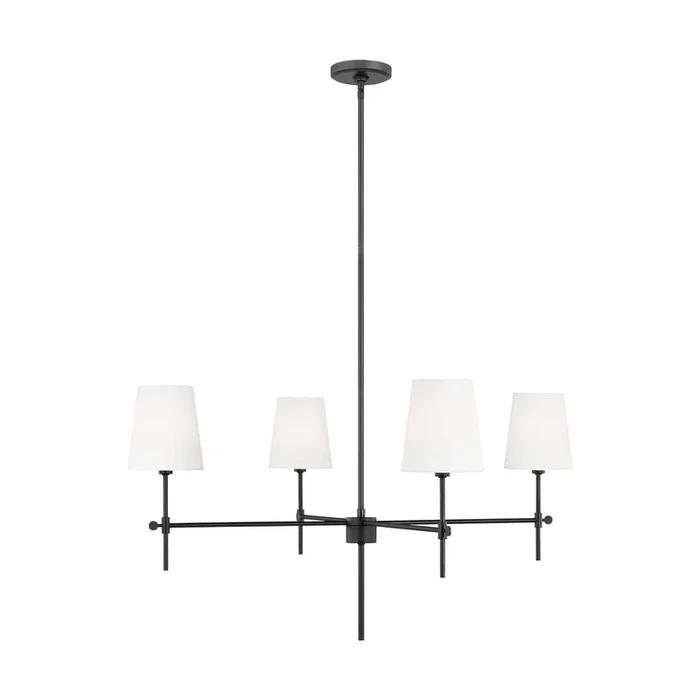 Visual Comfort Studio – Four Light Chandelier – Baker – 3287204112