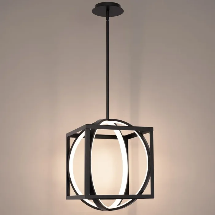 W.A.C. Lighting – PD-57317-BK – LED Pendant – Geometrix – Black – PD57317BK