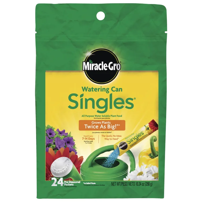Watering Can Singles All Purpose Water Soluble Plant Food, 24 singles/bag