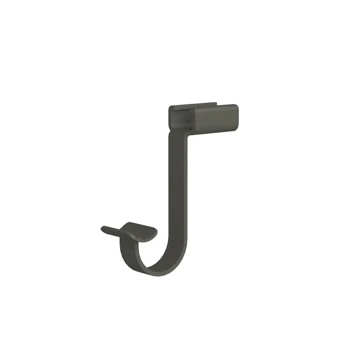 Wood Shelving Hang Rod Support Hook in Bronze Finish for Closet Rods