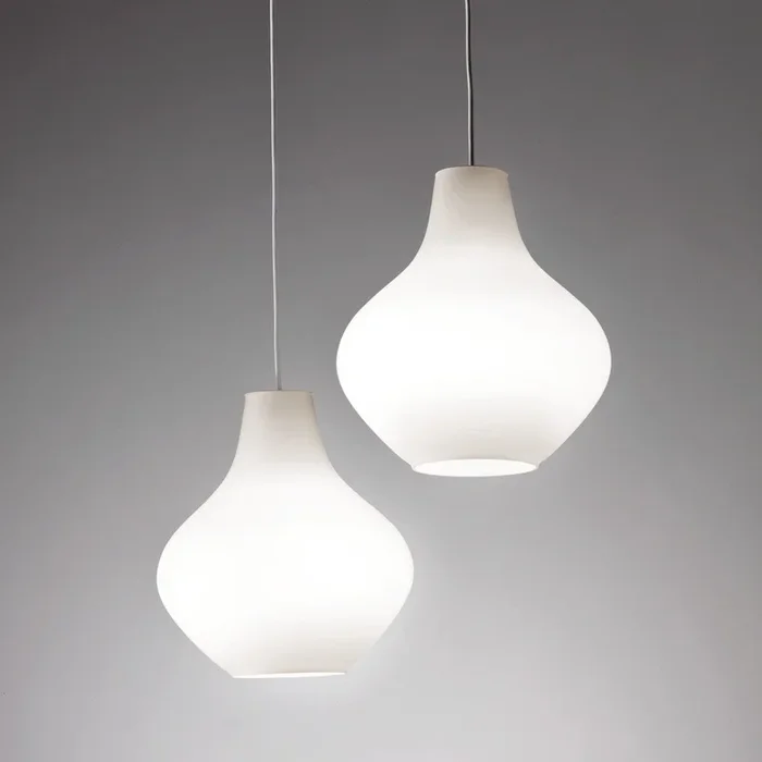 Zafferano – ZA-LSX1101 – One Light Pendant – Sixties – White – ZALSX1101