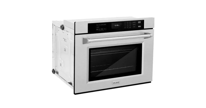 ZLINE KITCHEN AND BATH ZLINE 30 in. Professional True Convection Single Wall Oven with Air Fry and Self Clean in Satin Stainless Steel (WASS-30) WASS30